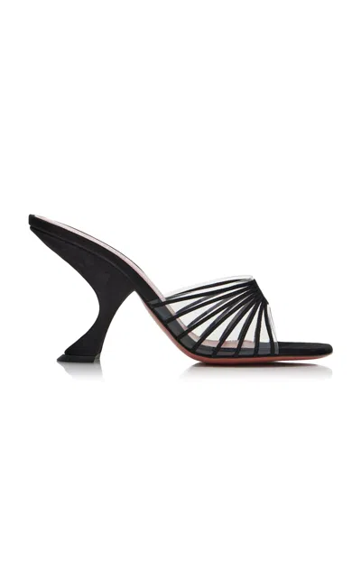 Amina Muaddi Mookie Suede Sandals