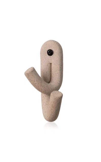 Sin Ceramic Leggy Crossed Wall Hook In Neutral