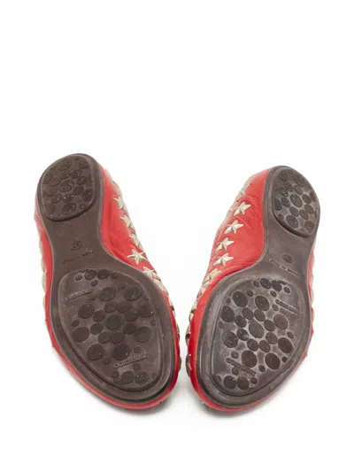 Pre-owned Jimmy Choo Star Leather Flats