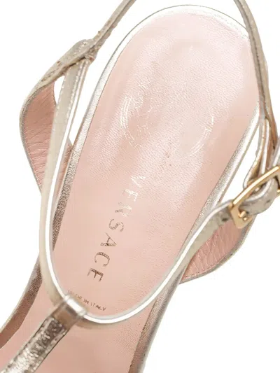 Pre-owned Versace T-strap Platform Shoes