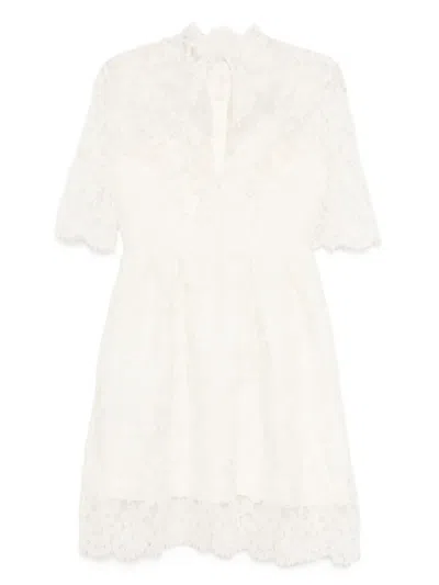 Dice Kayek Embroidered Dress In White