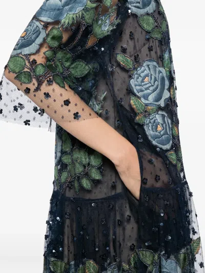 Biyan Gama Midi Dress In Black