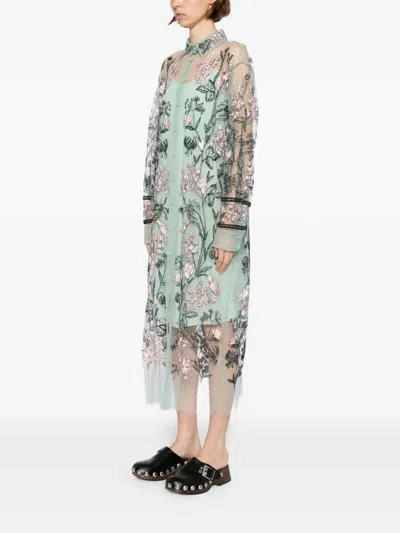 Biyan Alega Midi Dress In Green