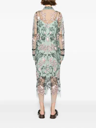 Biyan Alega Midi Dress In Green