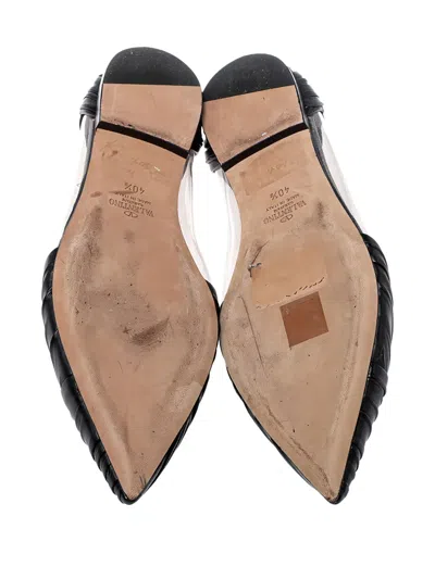 Pre-owned Valentino Garavani Draped Flats