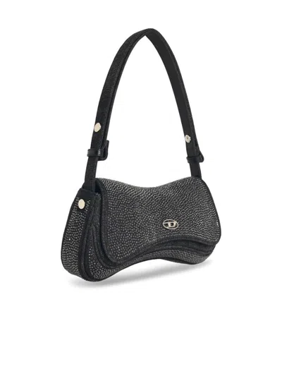 Diesel 'play' Black Denim Bag