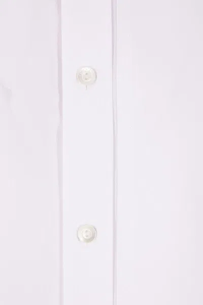 Gucci Women Cotton Poplin With Embroidery Shirt In White