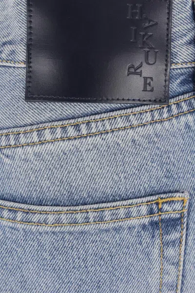 Haikure Five-pocket Denim Trousers In Blue