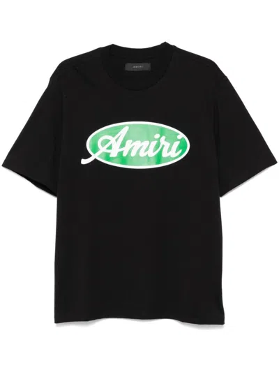 Amiri Mens Black Oval Short-sleeves Relaxed-fit Cotton-jersey T-shirt In Black