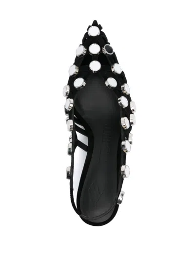 Attico The Grid Pumps With 50mm Back Strap