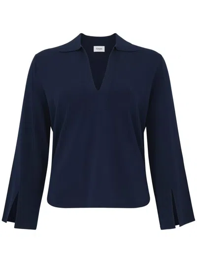 Kangra Cashmere T-shirts And Polos In Blue