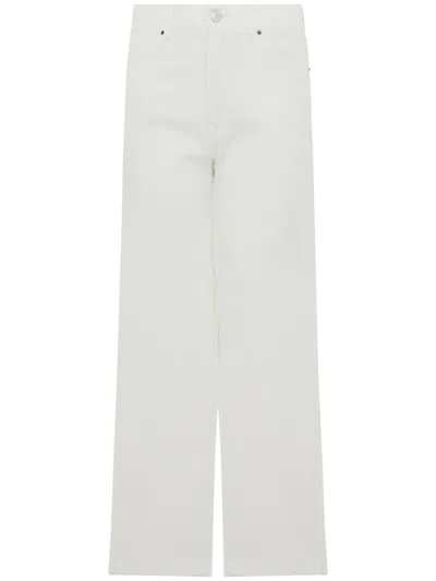 Cigala's Wide-leg White Pants With High Waist