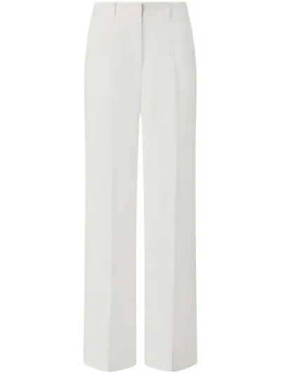 Pinko 'wonderwall' Trousers In White Linen