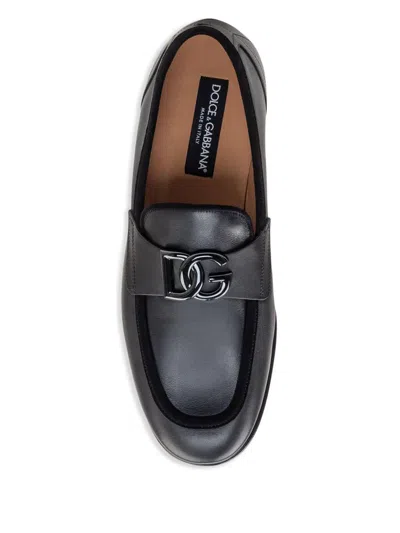 Dolce & Gabbana Moccasin With Logo Plaque