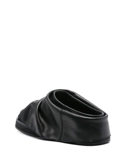 Attico The  Mini Robin Leather Mules