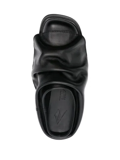 Attico The  Mini Robin Leather Mules