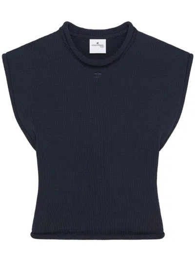 Courrèges Courreges Women Cropped Sleeveles Sweater
