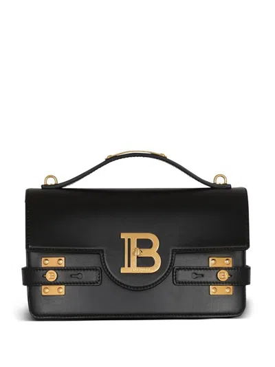 Balmain B-buzz 17 Leather Shoulder Bag