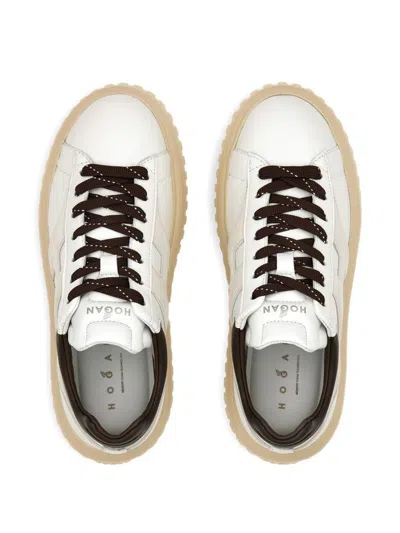 Hogan H-stripes Nappa Leather Sneakers Shoes