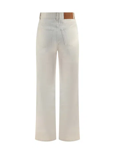 Chloé Trousers With Mini Front Pockets In Neutral