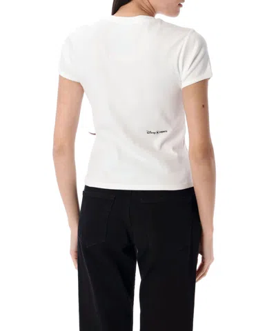 Coperni X Disney T-shirt Princess Aus Baumwoll-jersey In White