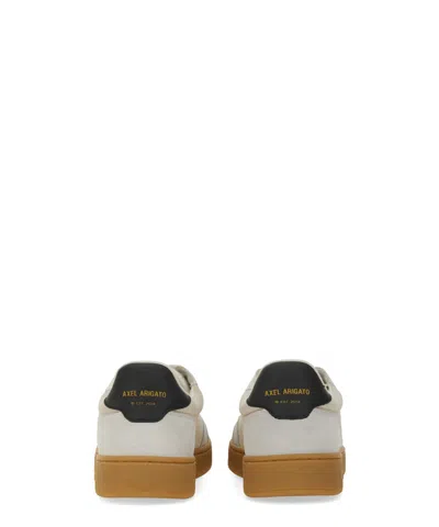 Axel Arigato White Leather And Suede Sneakers Dice T-toe With Recycled Materials