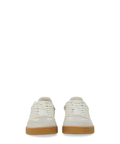 Axel Arigato White Leather And Suede Sneakers Dice T-toe With Recycled Materials