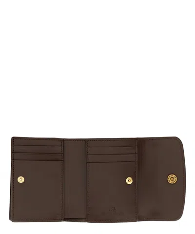 Etro Paisley Pattern Wallet With Compact Design And Slim Shape