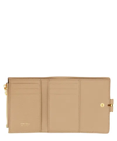 Tom Ford Leather Wallet Featuring Gold-tone Hardware
