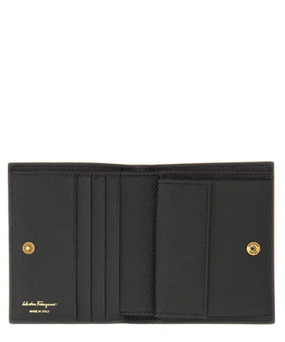 Ferragamo Gancini Compact Leather Wallet