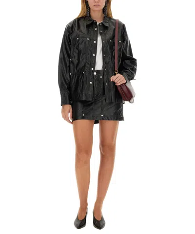 Isabel Marant Étoile Pocketed High-waisted Button Skirt