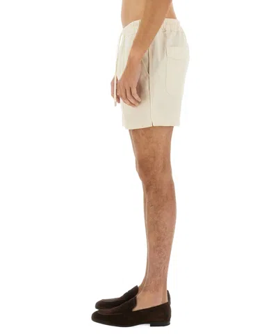 Tom Ford Viscose Blend Shorts In Neutral