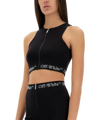 Off-white Crop Top