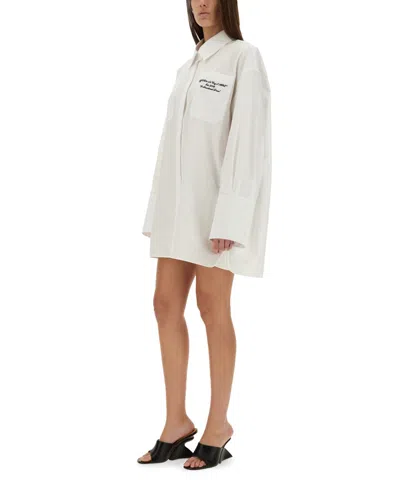 Off-white Mini Dress