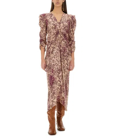 Isabel Marant Midikleid Albini Aus Einem Seidengemisch