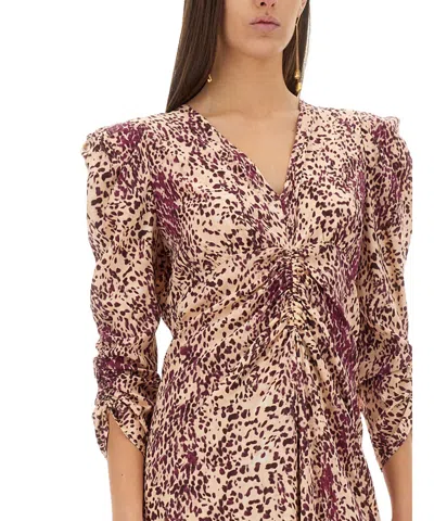 Isabel Marant Midikleid Albini Aus Einem Seidengemisch