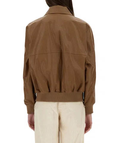 Brunello Cucinelli Long Sleeved Zipped Jacket For Women