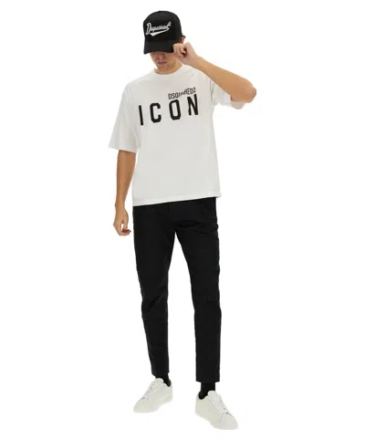 Dsquared2 Icon Logo Printed Crewneck T-shirt