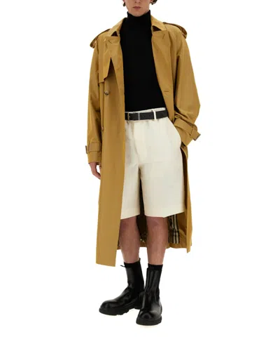 Burberry Tailored Bermuda Shorts In Neutral