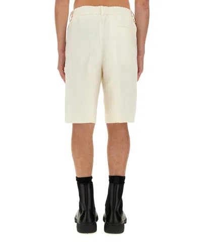 Burberry Tailored Bermuda Shorts In Neutral