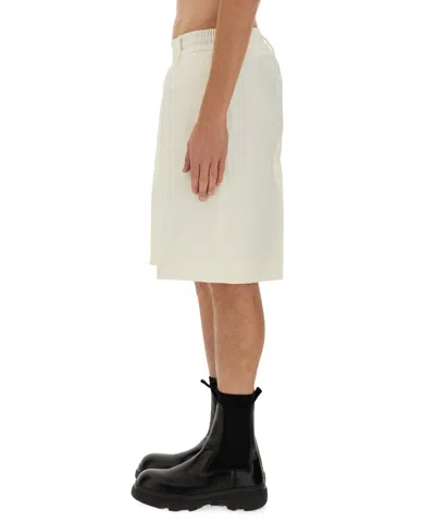Burberry Tailored Bermuda Shorts In Neutral