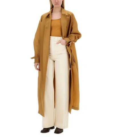 Max Mara Sack Coat In Brown