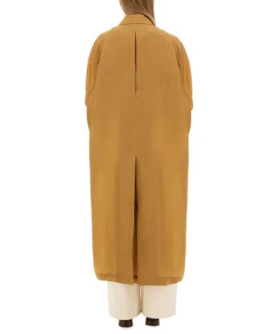 Max Mara Sack Coat In Brown