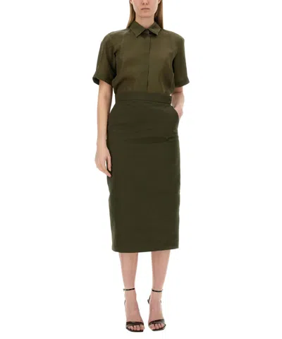 Max Mara Acanthus Short Sleeve Shirt