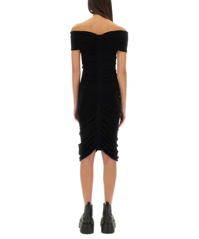 Alexander Wang Off Shoulder Ruched Dress
