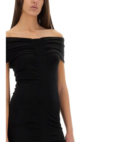 Alexander Wang Off Shoulder Ruched Dress