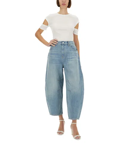 Helmut Lang Slash Shrunken T.sof In White