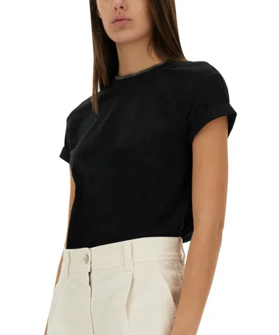 Brunello Cucinelli Embellished Crewneck T-shirt