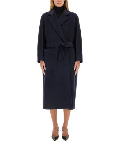 Max Mara Nina Belted Double Face Wool Coat
