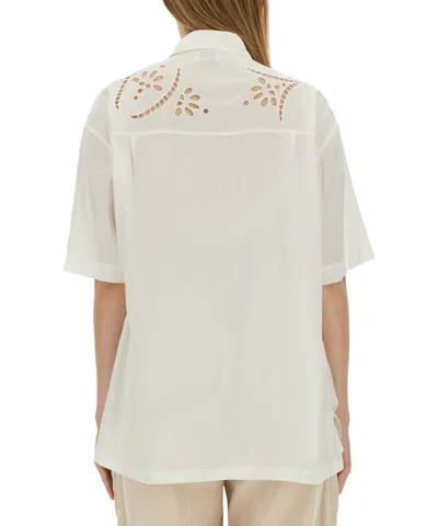 Isabel Marant Women White Modal Blend Bilya Shirt In White